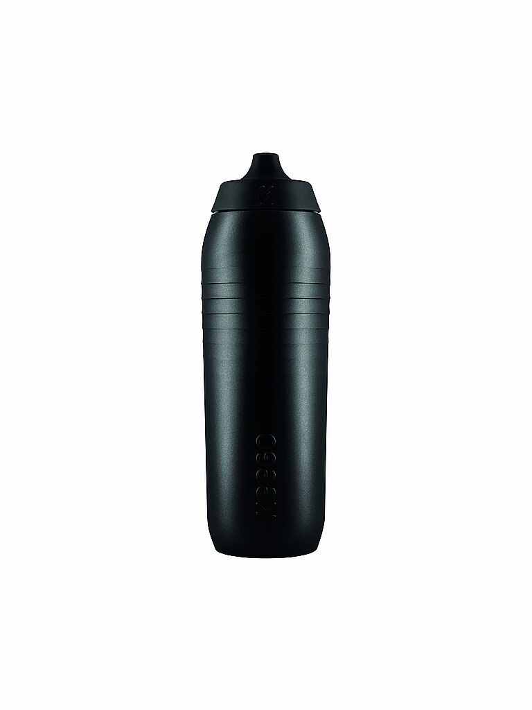 KEEGO KEEGO Trinkflasche 750ml schwarz, schwarz