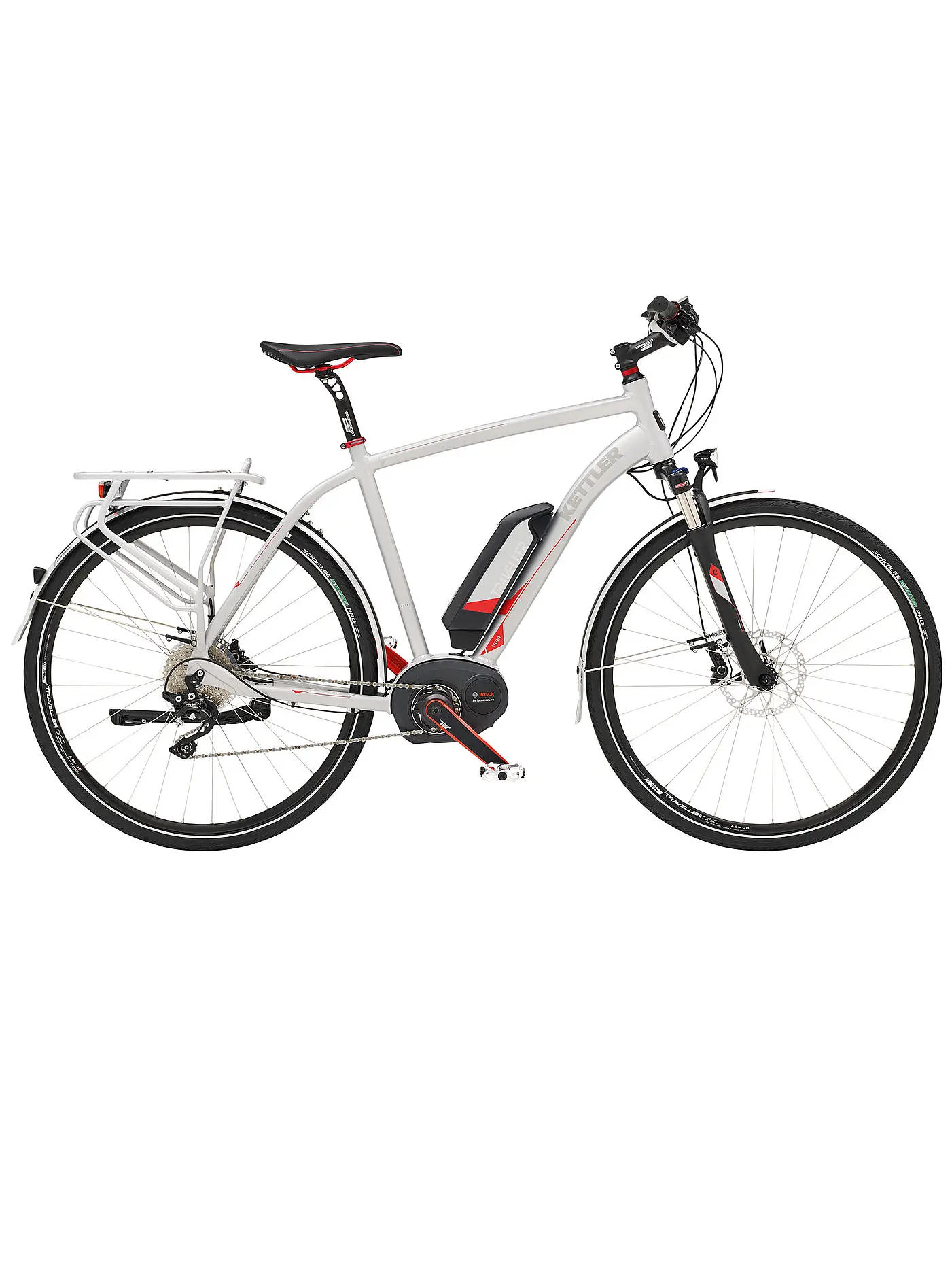 KETTLER | E-Trekkingbike 28" Traveller E Light | silber