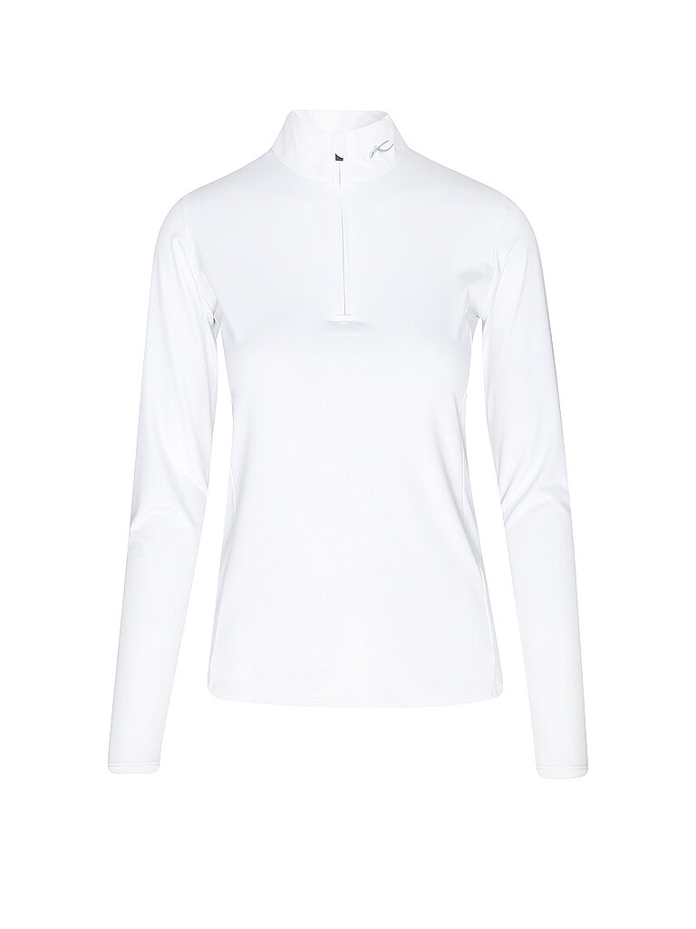Kjus KJUS Damen Unterzieh Zipshirt Motion Print weiss | 38, weiss