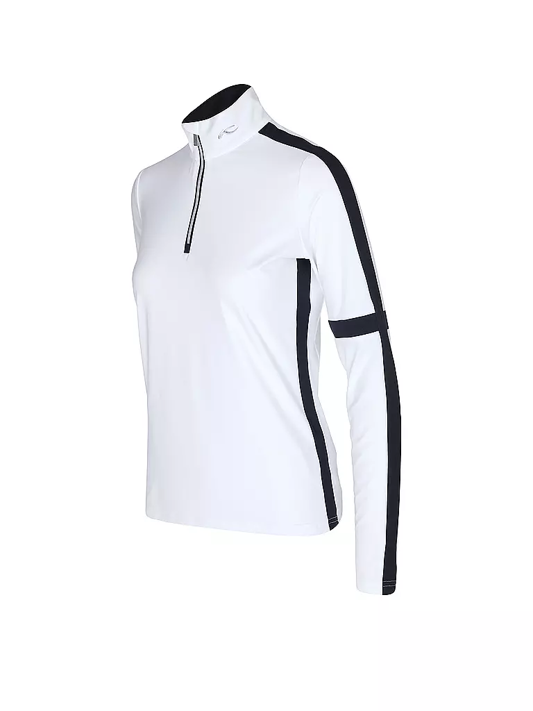 KJUS | Damen Ski Unterzieher Race Midlayer Half-Zip | weiss