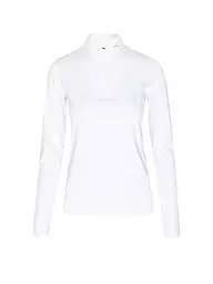 KJUS | Damen Unterzieh Zipshirt Motion Print | weiss