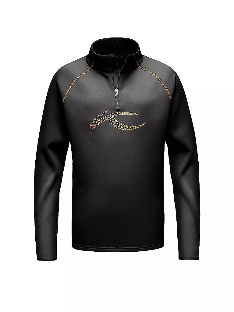KJUS | Kinder Ski-Funktionsshirt | schwarz