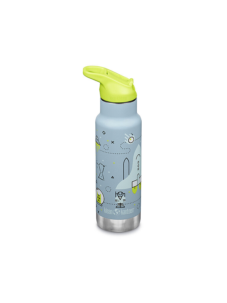 Klean Kanteen KLEAN KANTEEN Kinder Trinkflasche Classic 355ml Flip Sport Cap isolierend hellblau, hellblau
