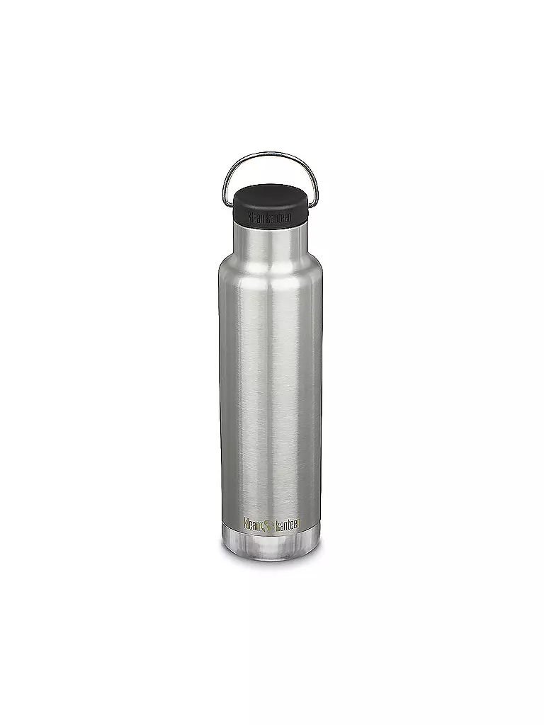 KLEAN KANTEEN | Edelstahl Isolierflasche Classic 592ml Loop Cap | silber