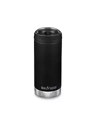 KLEAN KANTEEN | Edelstahl Isolierflasche TKWide 355ml Café Cap Black | schwarz