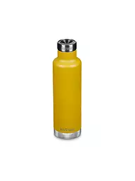 KLEAN KANTEEN | Isolierflasche Classic 750ml Pour Through Cap | gelb