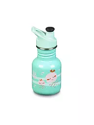 KLEAN KANTEEN | Kinder Trinkflasche Classic einwandig 12 oz (355 ml) mit Sippy Cap | türkis