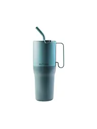 KLEAN KANTEEN | Thermobecher Rise Tumbler 1064ml mit Flip Lid Deckel und Trinkhalm Edelstahll | petrol