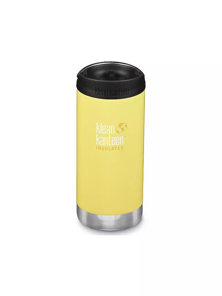 KLEAN KANTEEN | Trinkbecher TKWide vakuumisoliert 16 oz (473 ml) mit Café Cap  | gelb