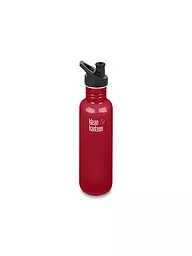 KLEAN KANTEEN | Trinkflasche Classic einwandig Millenial Blush 27 oz (800 ml) mit Sport Cap | rot