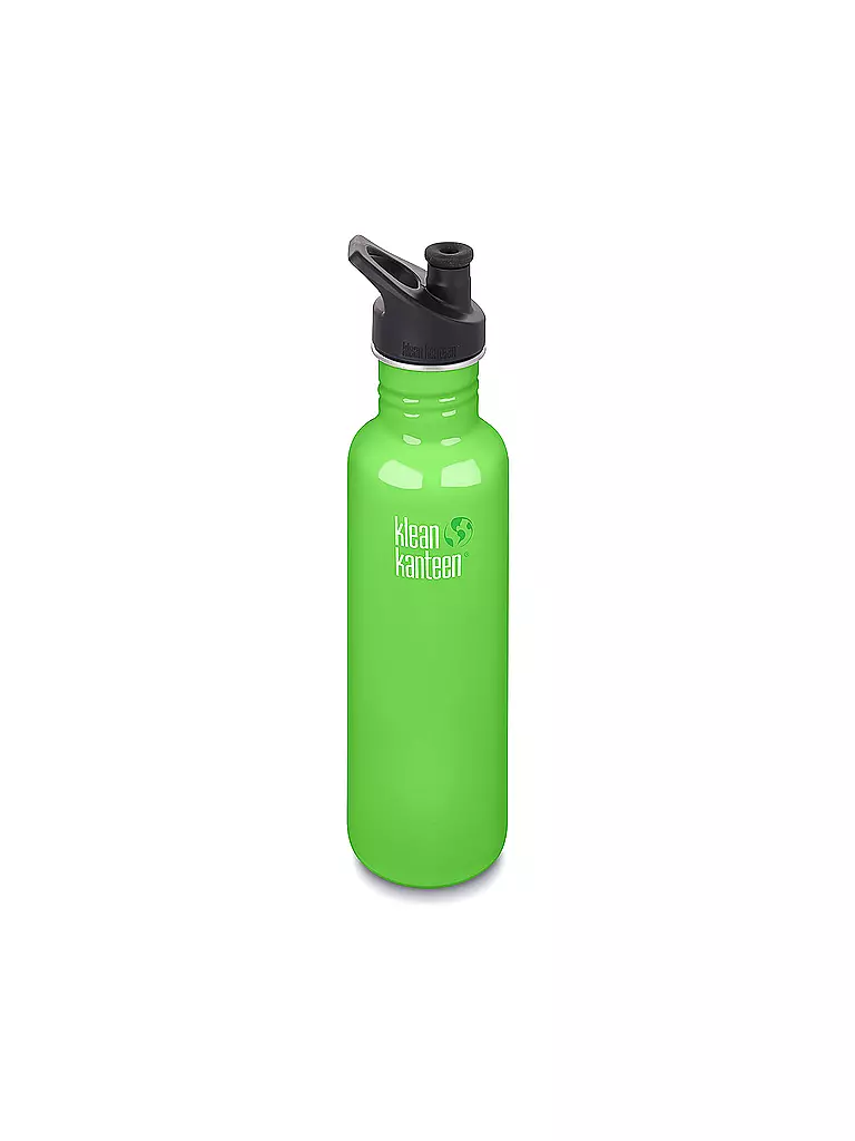 KLEAN KANTEEN | Trinkflasche Classic einwandig Millenial Blush 27 oz (800 ml) mit Sport Cap | grün