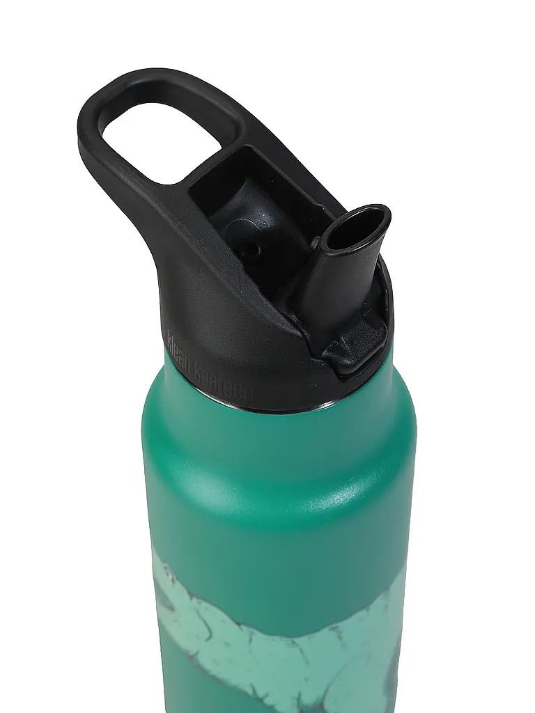 KLEAN KANTEEN | Trinkflasche Edelstahl Kid Classic 355ml Flip Sport Cap Isoliert | 