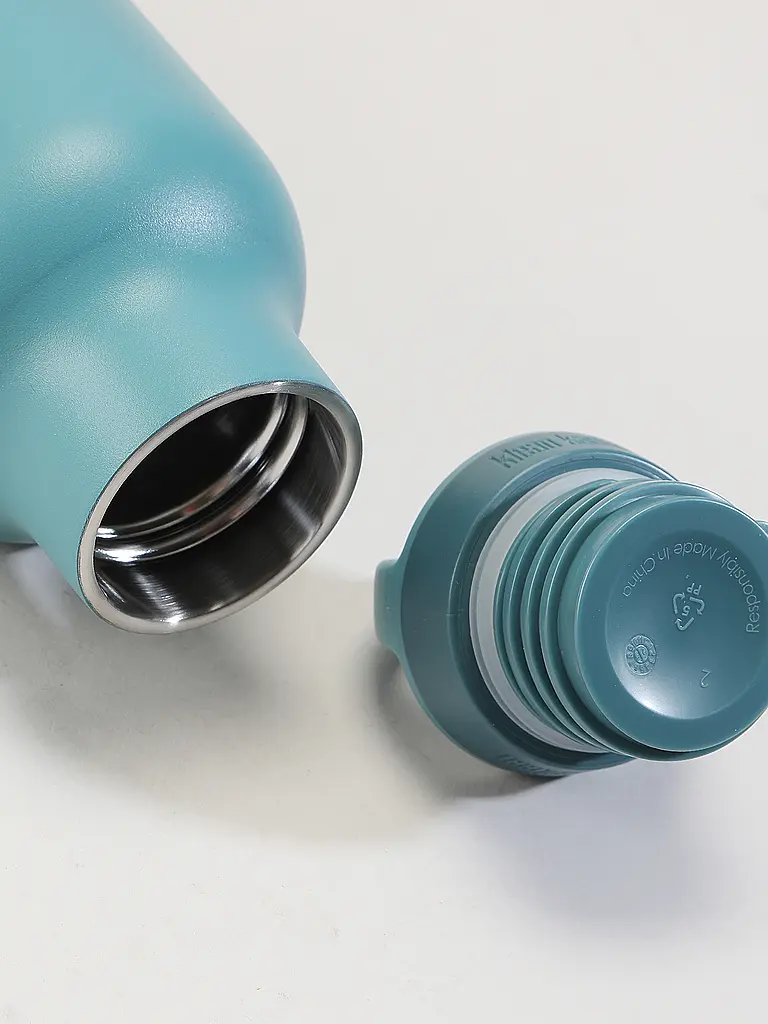 KLEAN KANTEEN | Trinkflasche Edelstahl Rise Classic Arch Loop Cap 592ml | petrol