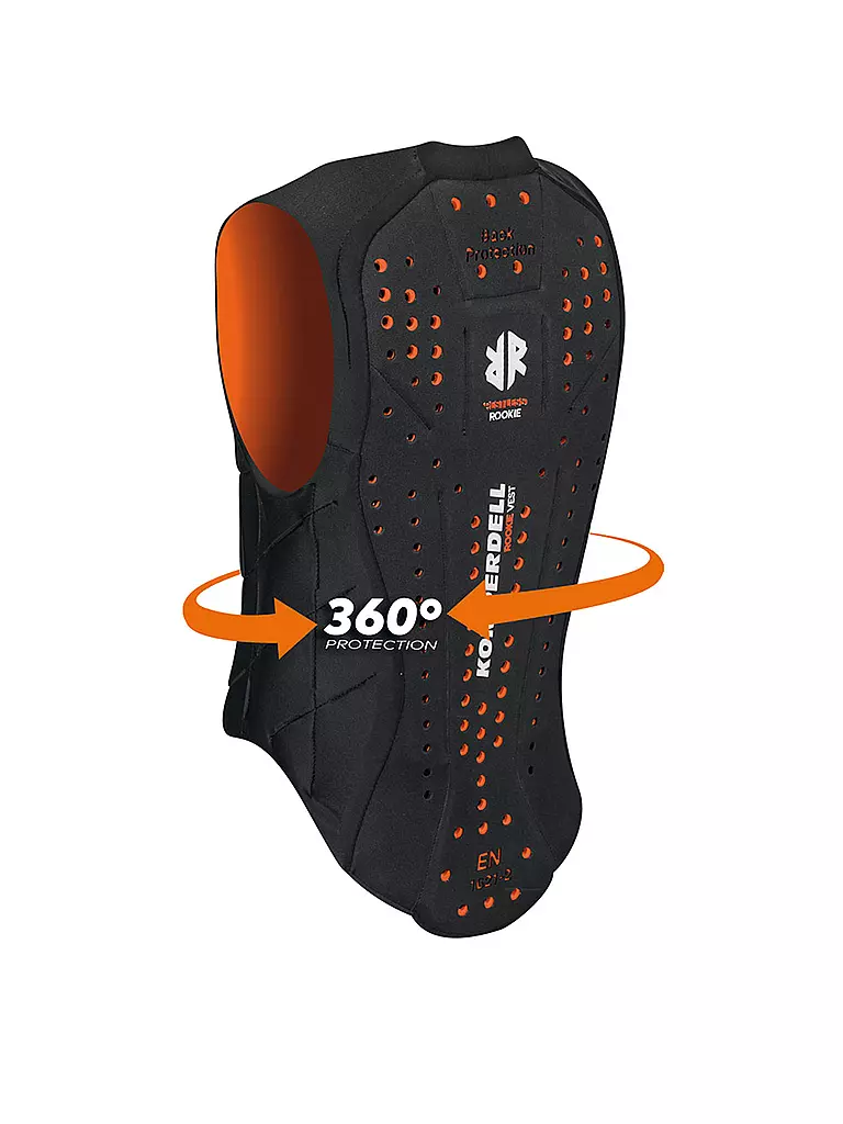 KOMPERDELL | Kinder Protektorweste Ballistic Vest Junior | schwarz