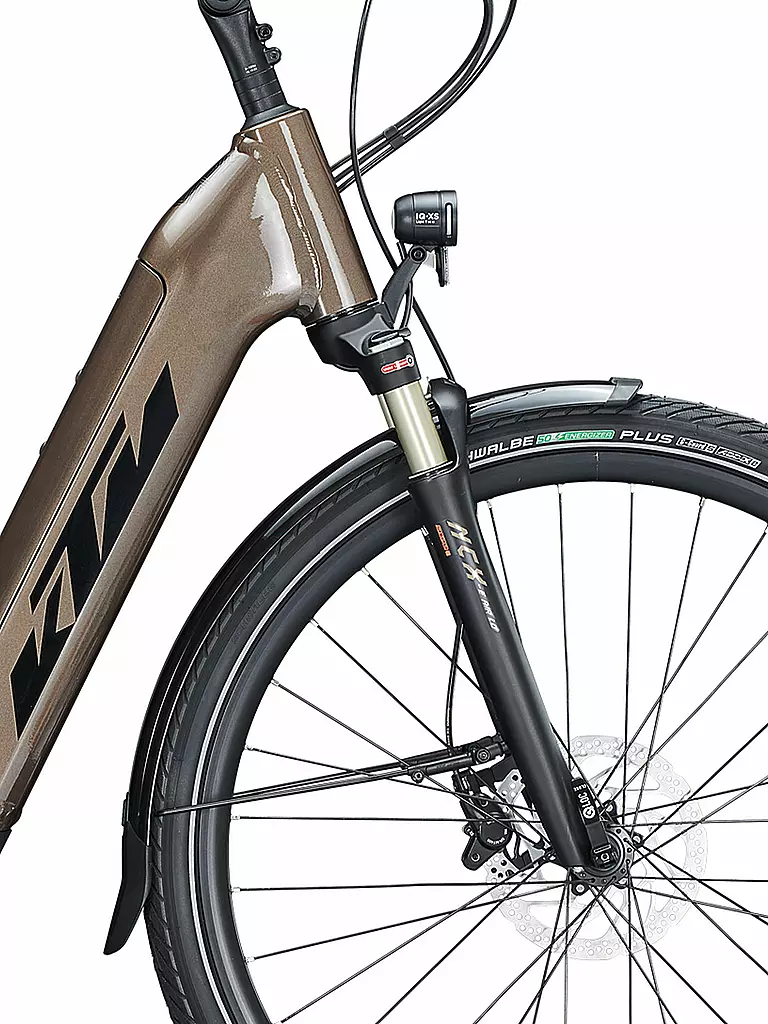 KTM | Damen E-Trekkingbike 28" Macina City 610 Belt 2021 (Einrohr) | beige