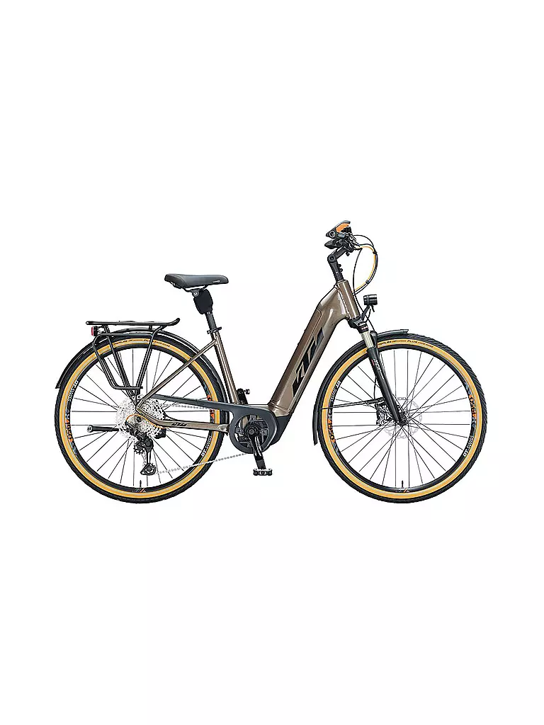 KTM | Damen E-Trekkingbike 28" Macina Style 610 Nyon 2021 (Einrohr) | beige