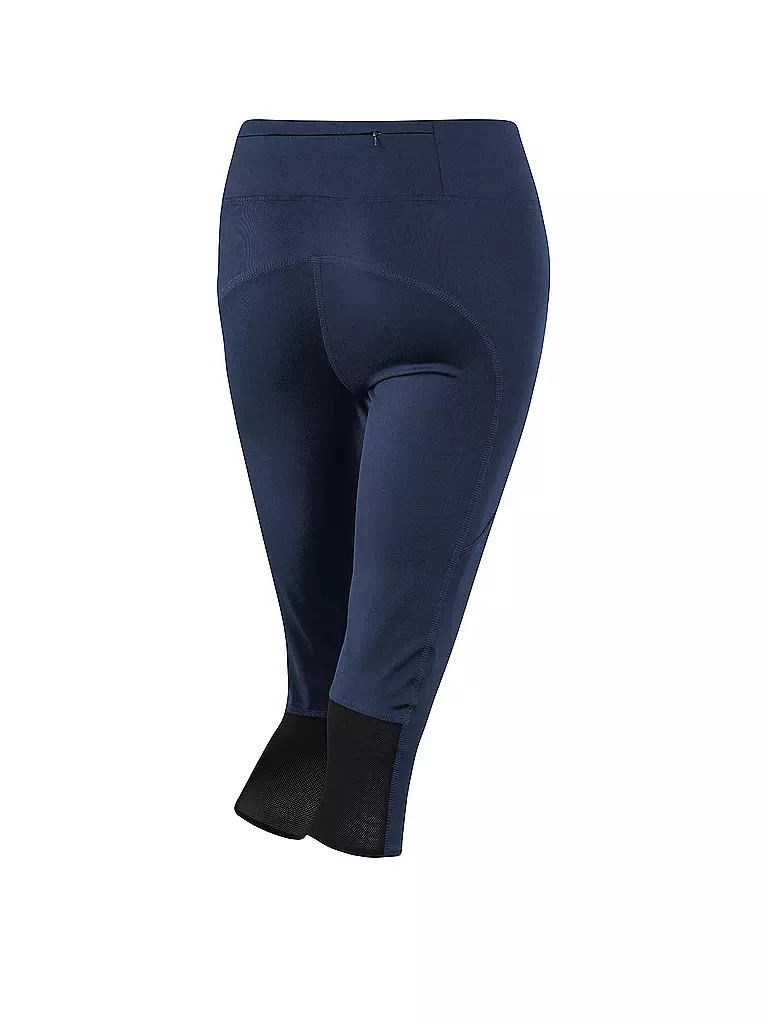 LÖFFLER | Damen 3/4 Lauftight | dunkelblau