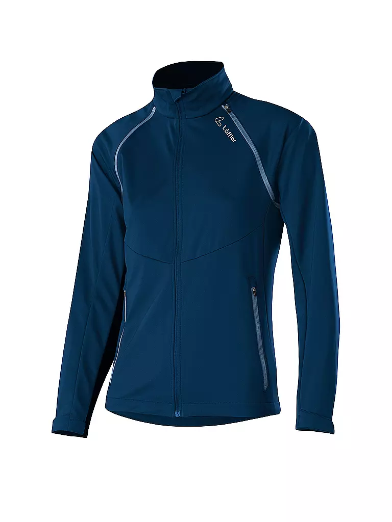 LÖFFLER | Damen Laufjacke Zip Off Evo WS Light | blau