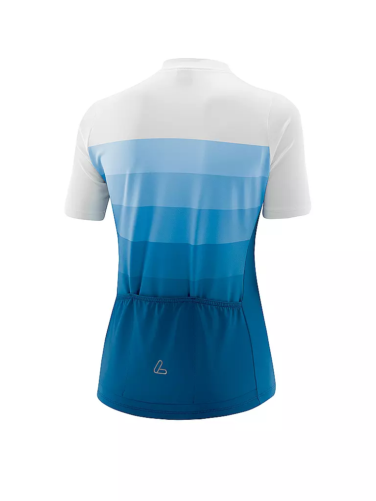 LÖFFLER | Damen Radtrikot Rainbow FZ | hellblau