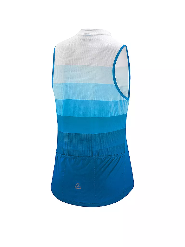 LÖFFLER | Damen Radtrikot Rainbow HZ SL | hellblau