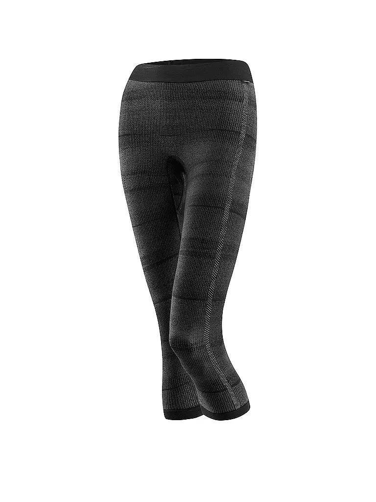 LÖFFLER | Damen Unterziehhose TRANSTEX® Hybrid 3/4 | schwarz