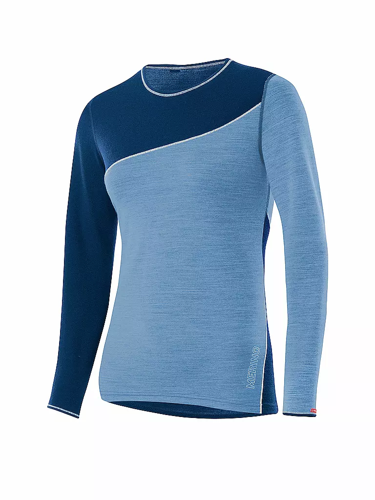 LÖFFLER | Damen Unterziehshirt Transtex® Merino | blau