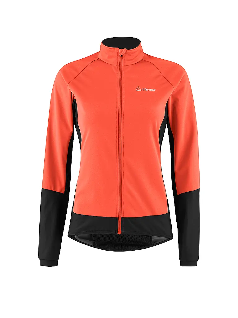 LÖFFLER | Damen Winter Radjacke Alpha Airblocc Light | koralle