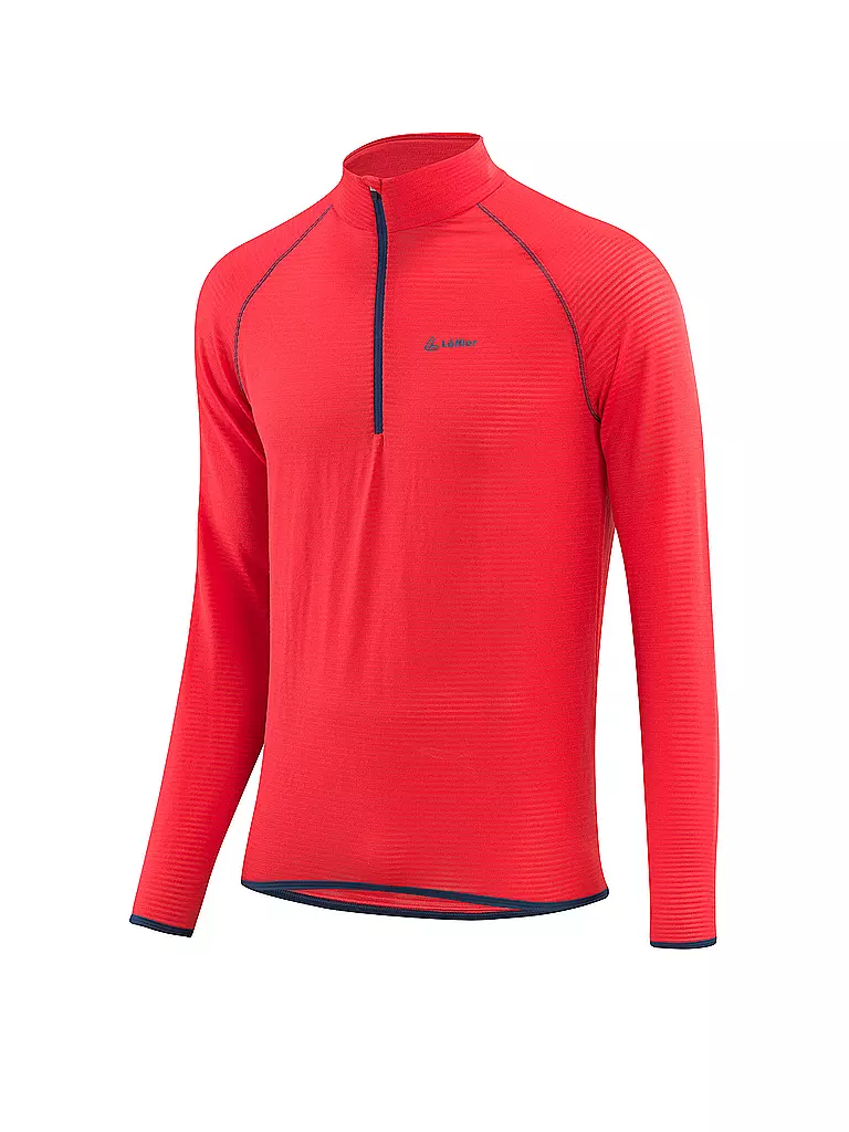 LÖFFLER | Herren Langlauf Midlayer Techfleece | rot