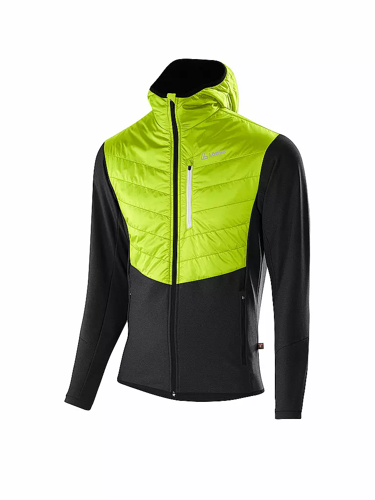 LÖFFLER | Herren Langlauf-Jacke PrimaLoft® Hybrid | gelb