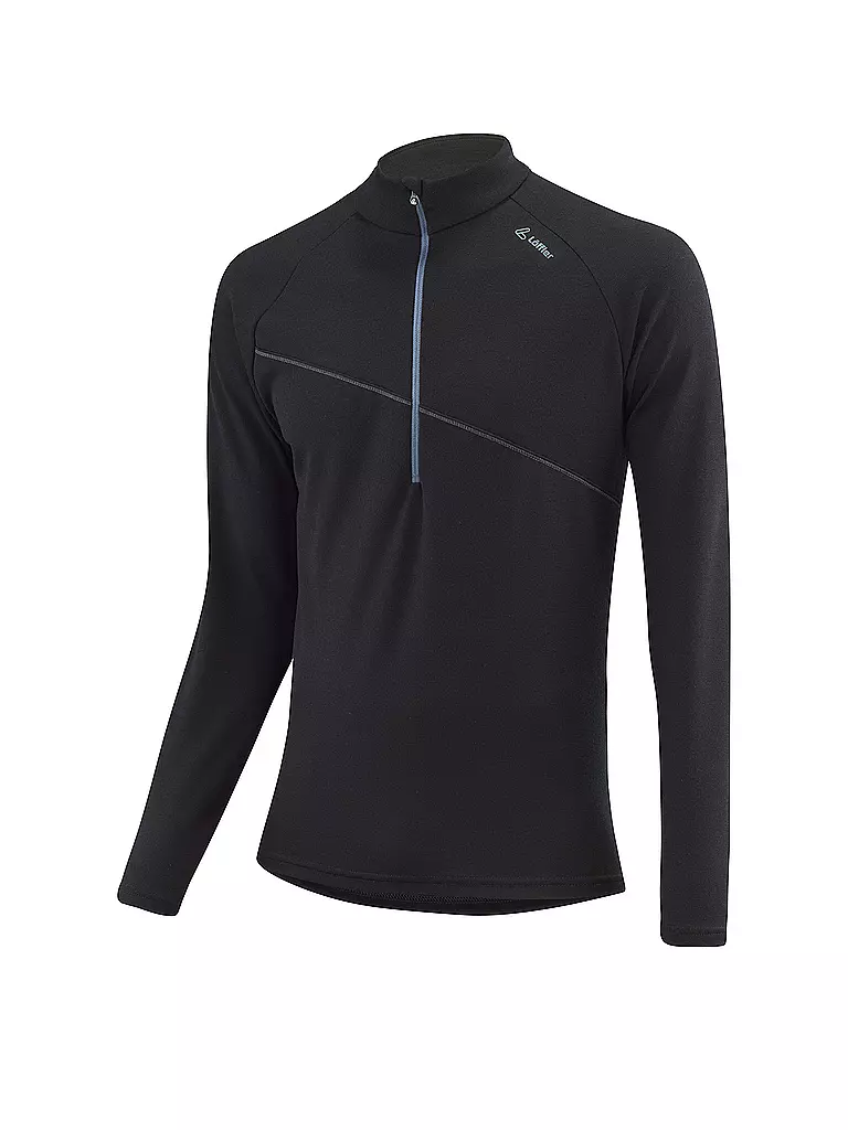 LÖFFLER | Herren Langlaufshirt Midlayer Transtex® Merino | schwarz