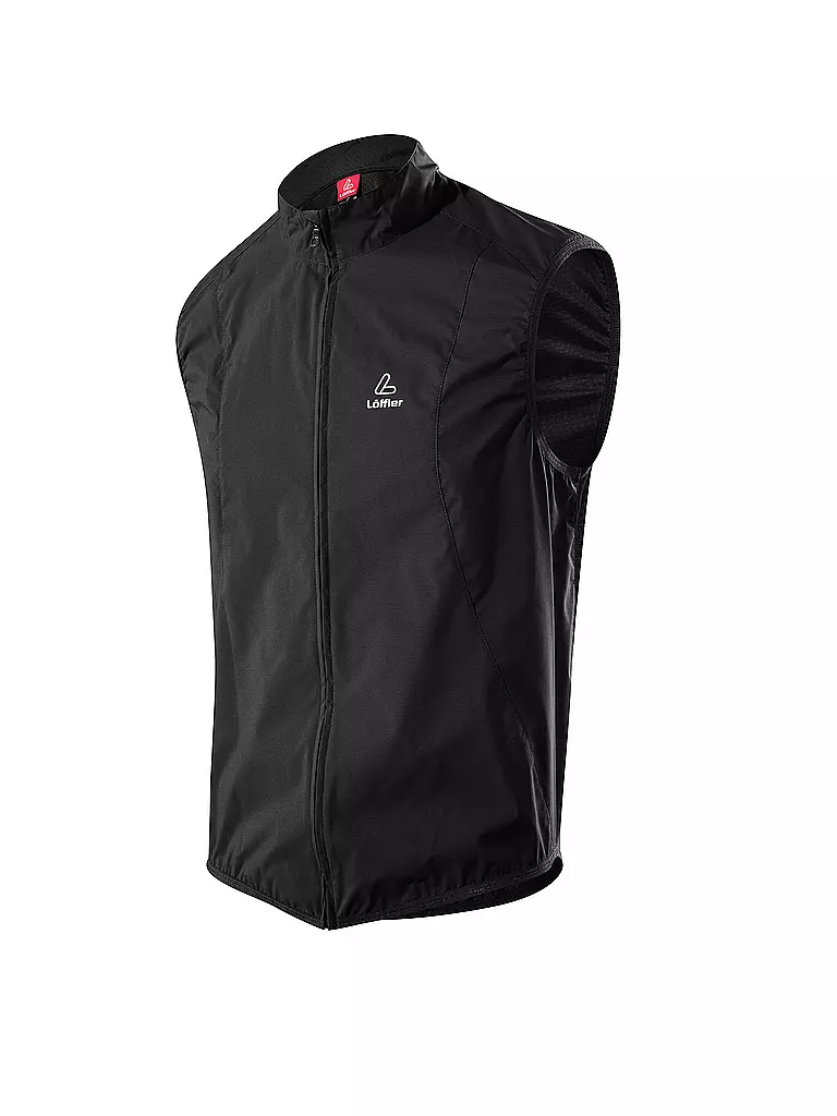 LÖFFLER | Herren Radweste Active Shell | schwarz