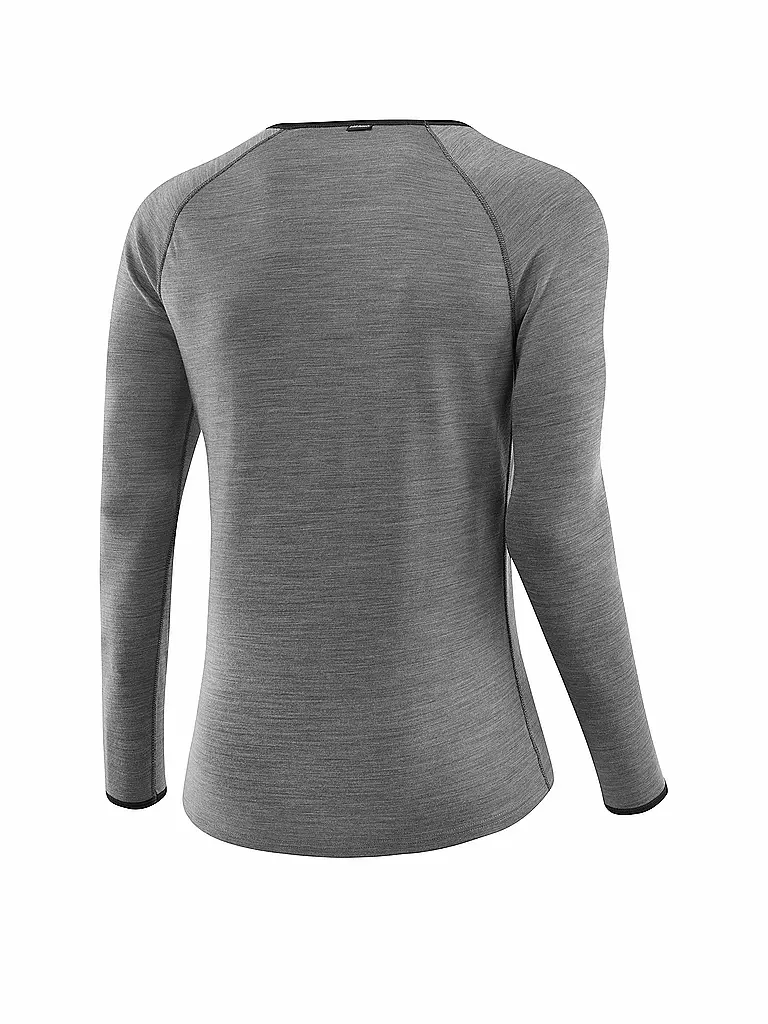 LÖFFLER | Herren Unterziehshirt  TRANSTEX® Merino | grau