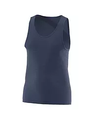 LÖFFLER | Herren Unterziehtank Merino Light | dunkelblau