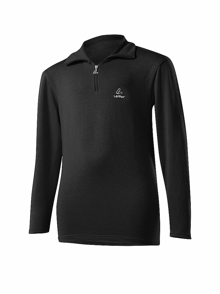 Löffler LÖFFLER Kinder TRANSTEX Zip-Rolli Basic schwarz | 152, schwarz