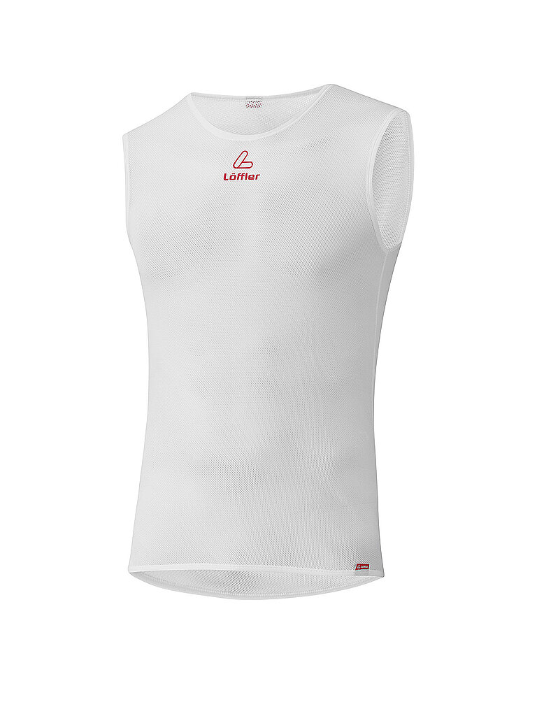 Löffler LÖFFLER Herren Rad Singlet TRANSTEX LIGHT+ weiss | 48, weiss