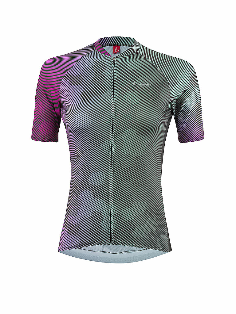 LÖFFLER Damen Fahrradtrikot Classy Hotbond FZ bunt | 44