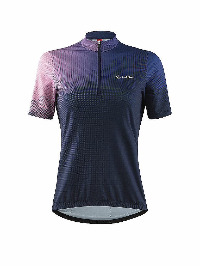 LÖFFLER Damen Radtrikot Prisma HZ dunkelblau | 42