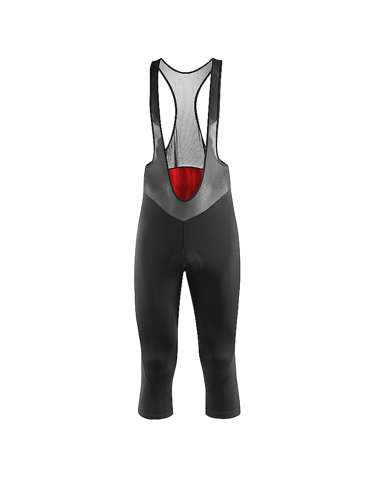 Löffler LÖFFLER Herren Rad Trägerhose Basic Gel 3/4 schwarz | 48, schwarz