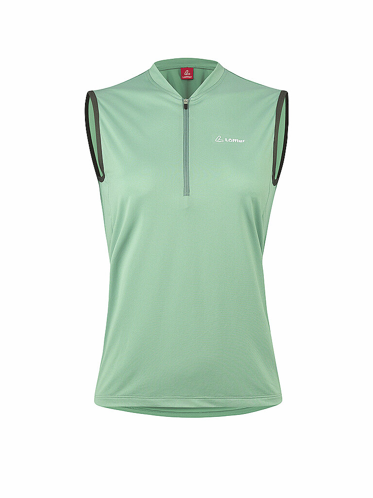 LÖFFLER Damen Radtrikot Plain HZ hellgrün | 48