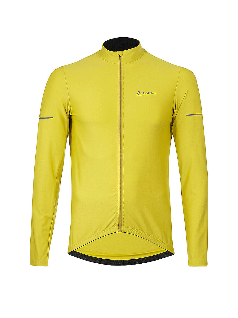 Löffler LÖFFLER Herren Winter Radtrikot Colonel Mid gelb | 48, gelb