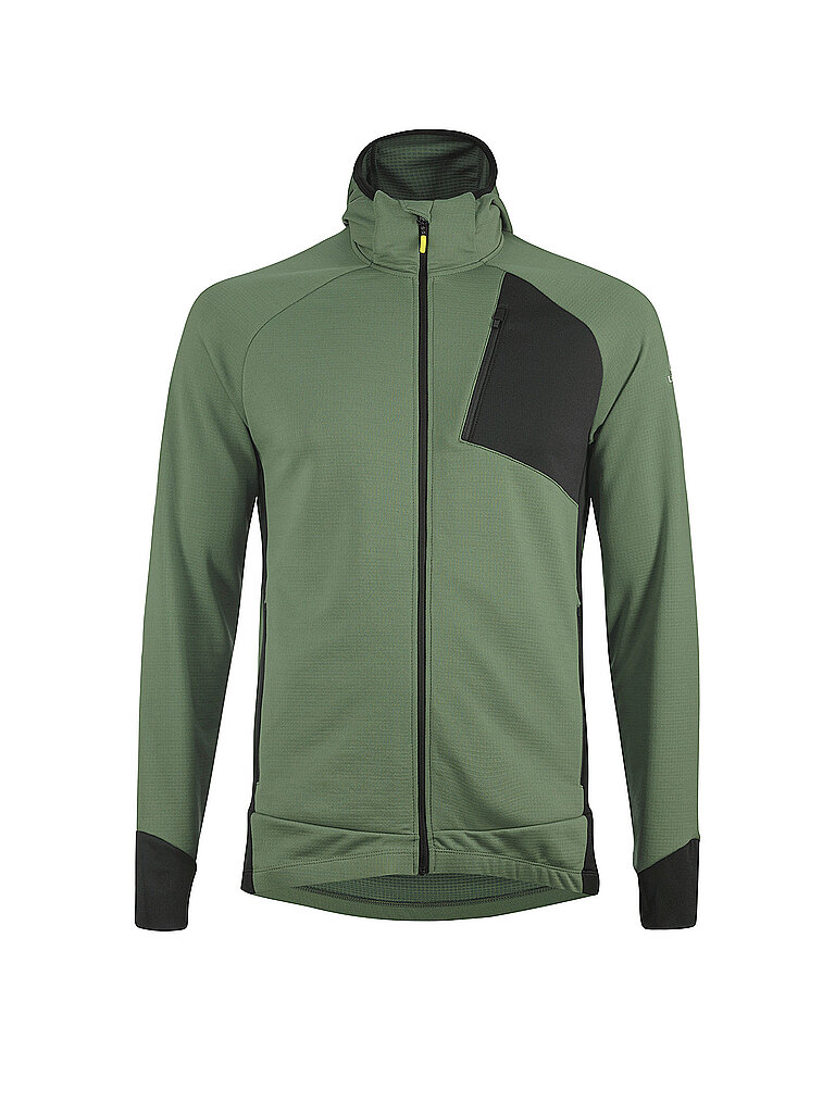 Löffler LÖFFLER Herren Langlauf Fleecejacke Tech-Merino Hoodie olive | 54, olive
