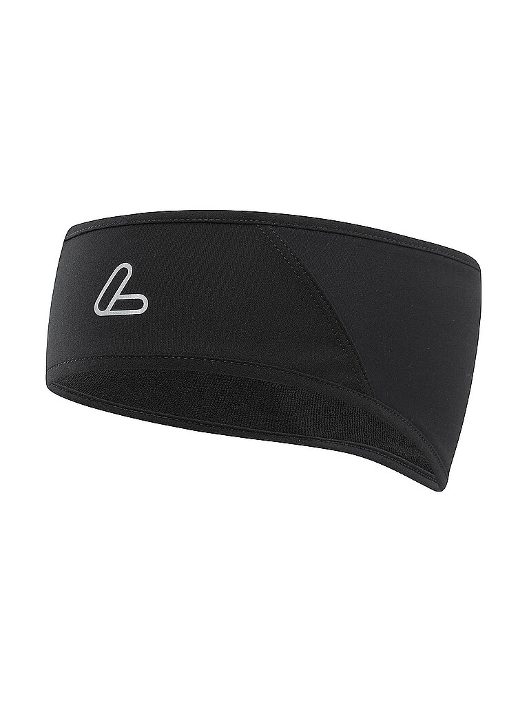 Löffler LÖFFLER Stirnband Airblocc Flaps Windstopper schwarz, schwarz