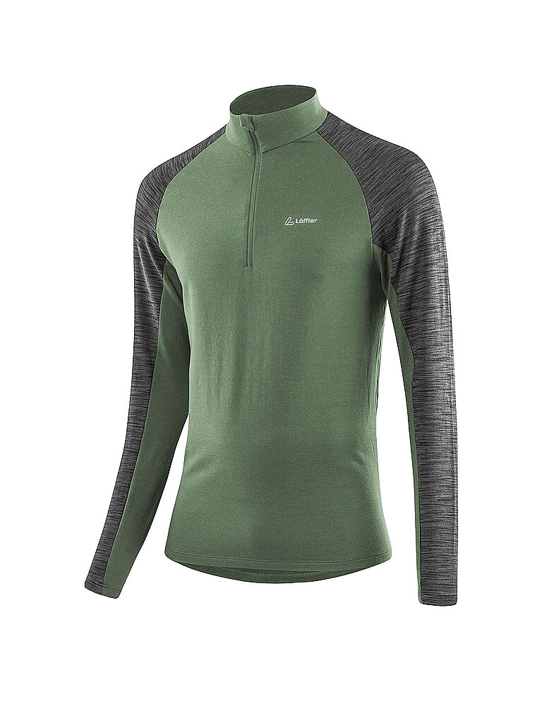 Löffler LÖFFLER Herren Unterziehshirt Midlayer Transtex olive | 48, olive