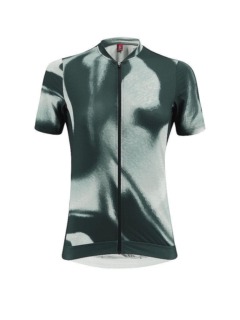 Löffler LÖFFLER Damen Radtrikot PSY MID FZ dunkelgrün | 42, dunkelgrün