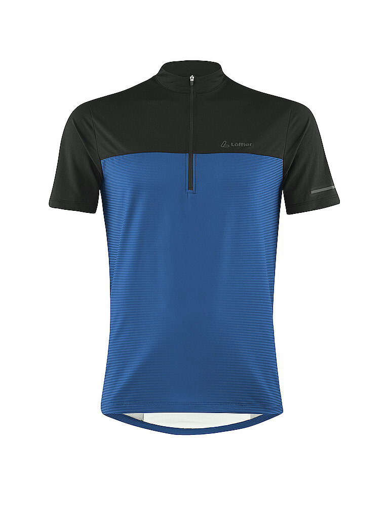 LÖFFLER Herren Fahrradtrikot Glow HZ blau | 60