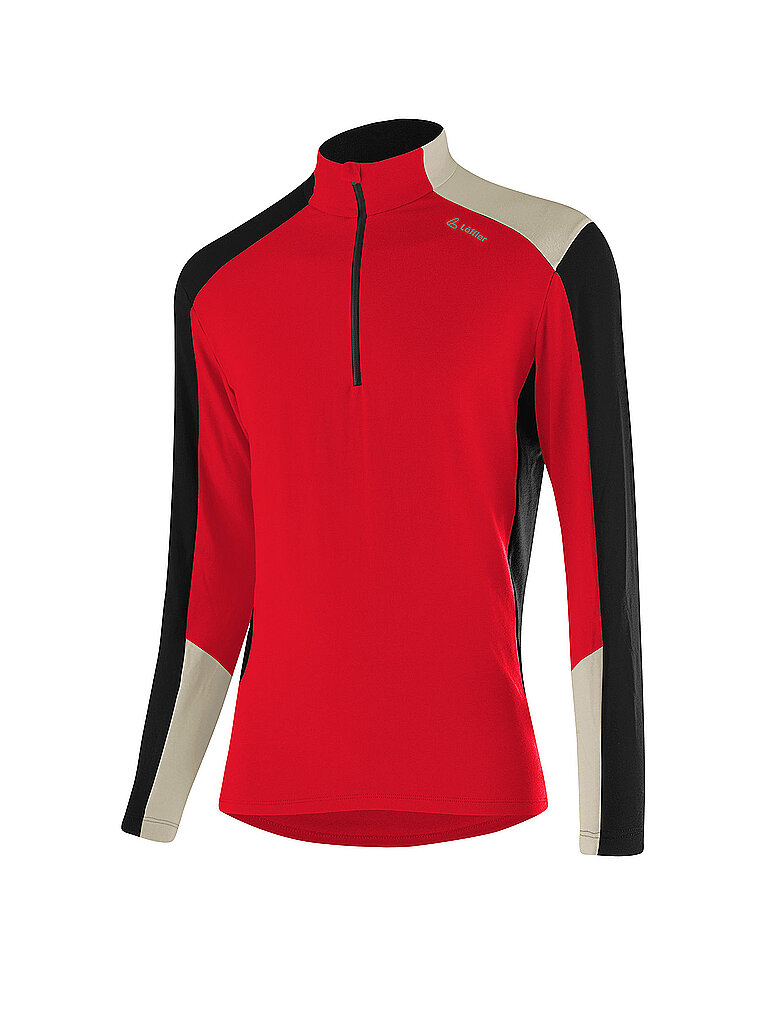 Löffler LÖFFLER Herren Unterzieh Zipshirt HARLEY TRANSTEX rot | 48, rot