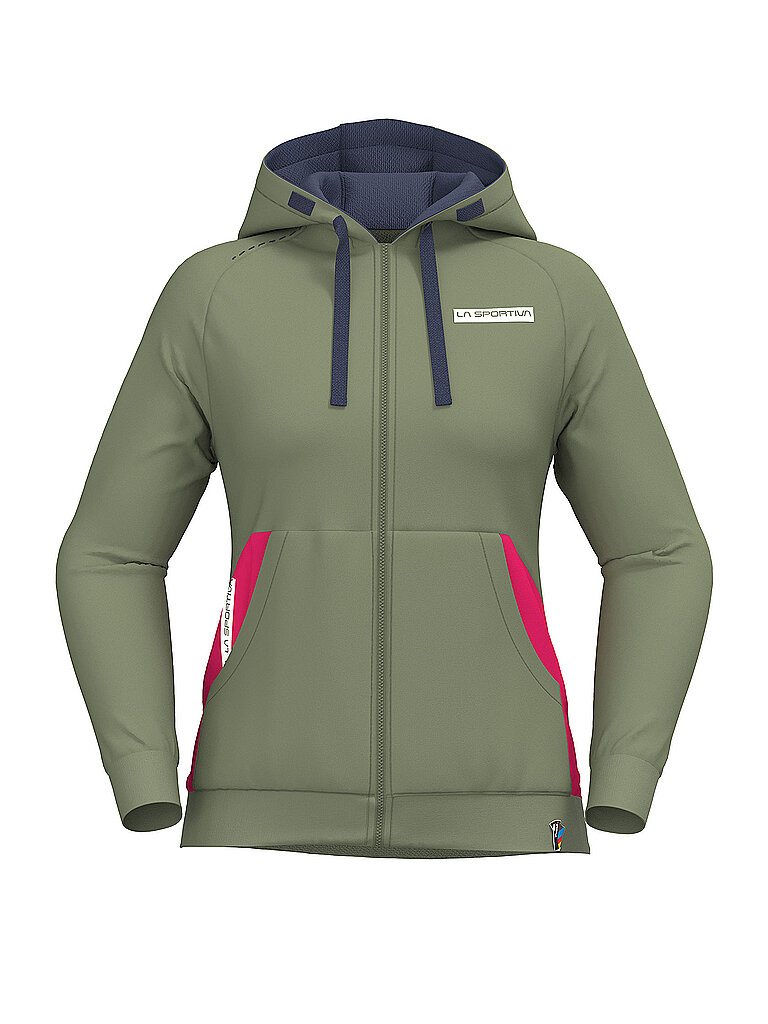 la sportiva LA SPORTIVA Damen Fleecejacke Kaos Hoodie olive | S, olive