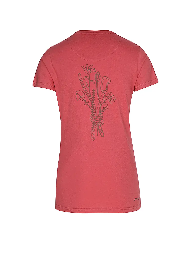 LA SPORTIVA | Damen Klettershirt Climb Flower | rosa