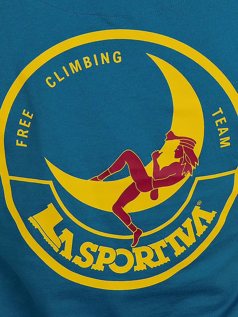 LA SPORTIVA | Damen Klettershirt Climbing on the Moon | petrol