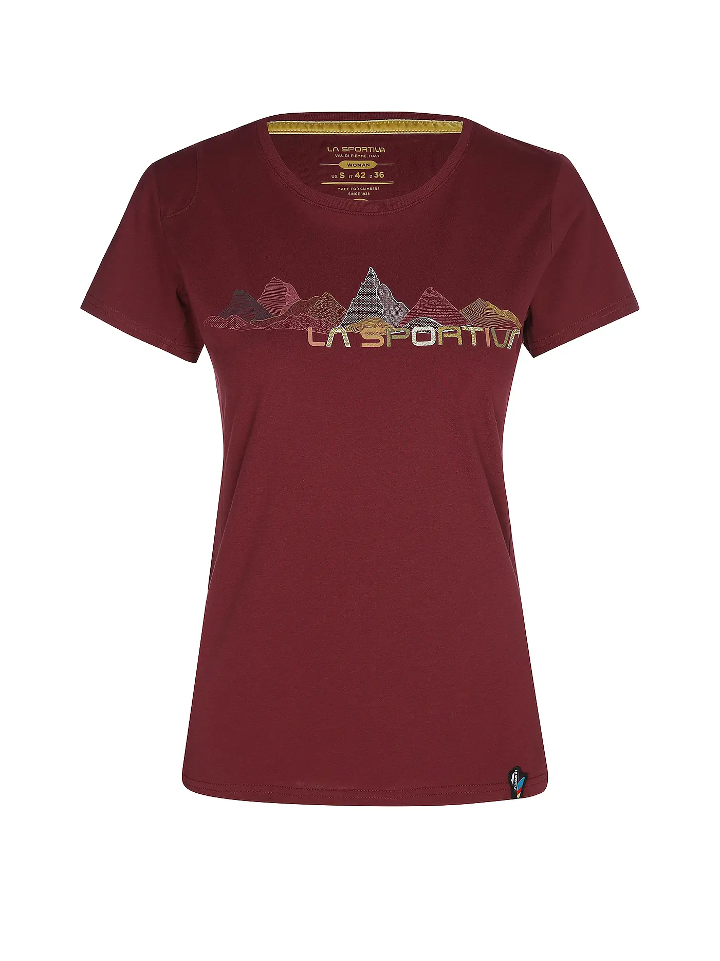 LA SPORTIVA | Damen Klettershirt Peaks | dunkelrot
